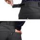 Outdoor Ventures Men's Lite Waterproof Windproof Fleece Lined Warm Hiking Ski Snow Pants Expandable-Waist