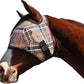 Kensington Fly Mask Web Trim — Protects Horses Face and Eyes From sun While Allowing Full Visibility — Ears and Forelock Able to Come Through the Mask, Medium, Deluxe Black