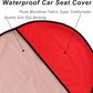 Car Seat Cover Protector Front Seats,for Gym Workout,Running,Swimming,Beach and Hiking,Waterproof Sweat Towel Bucket Seat Covers for Cars SUV Trucks (Red, 1Pcs)