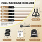 WHATAFIT Resistance Bands, Exercise Bands，Resistance Bands for Working Out, Work Out Bands with Handles for Men and Women Fitness, Strength Training Home Gym Equipment