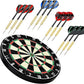 EVA Dartboard Surround Wall Protector, Sisal/Bristle Dartboard and 18g Steel Tip Darts Set Optional