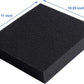 AQUANEAT Aquarium Filter Sponge Open Cell Foam Sheet Bio Sponge Filter Media Pad HMF Fish Tank Sump Divider (11" Lx 10.25" W x 2" H, Black)