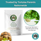 Premium Baby Sulcata Tortoise Food Powder with Calcium | Complete Diet for Baby Sulcata Tortoises | High Fiber, Low Protein with Probiotics for Growth & Shell Health | 4.5 oz Bag | 30-Day Supply
