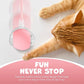 Pawlo Speedy Tail 2.0 Cat Toy –Teazys Turbo Tail Upgrade – Interactive Cat Toy – Kitten Toys – Automatic cat Toy for Boredom – Moving cat Toys for Indoor Cats with 2 Tails (Pink)