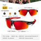 Polarized Sports Sunglasses for Men Women,UV400 Protection Sunglass for Running Cycling Fishing Hiking TR90