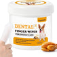 Teeth Cleaning Finger Wipes, Dog Dental Wipes, Reduce Plaque & Tartar, Freshen Breath, Safe & Natural Pet Dental Wipes for Dogs Teeth, Portable Dog Tooth Wipes for Cats,50 Ct, Chicken Scent