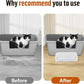 Cat Litter Box Ramp Mat with Filter Function, Cat Step Pedal Stool for Self-Cleaning Litter Box, Easy to Clean, Ideal for Kitten & Elderly Cats (White)