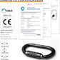 Heavy Duty Carabiner, 25kn(About 5620 lbs) Oval Carabiner Clip O-Shape Rock Climbing Carabiner Lightweight Caribeener for Climbing, Mountaineer, Aerial Work