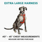 Embark Adventure Dog Harness, Reflective Trim XL Dog Harness for Extra Large Dogs No Pull - Military Grade Nylon, 2 Leash Clips & Gel Lined Handle.