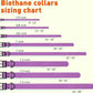 Dogline Biothane Waterproof Dog Collar Strong Coated Nylon Webbing with Black Hardware Odor- Proof for Easy Care Easy to Clean High Performance Fits Small Medium or Large Dogs, Amethyst Purple