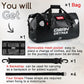 Waterproof Duffel Bag - Motorcycle Dry Bag Tail Bag with Large Storage Space, Waterproof Luggage Duffle Bags with Outer Mesh Zipper Pocket for Camping, Kayaking, Fishing & Traveling