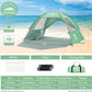 CAMEL CROWN Beach Tent UPF 50+ Sun Shelter for 2/3/5/6 Person, Lightweight Portable Sun Shade with Sand Anchor, Family Beach Day & Outdoor Adventures