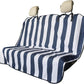 Back Seat Cover for Car Trucks Van SUV,Waterproof Rear Bench Towel Seat Covers for Dogs and Kids,Automotive Backseat Protector (Blue Stripe)