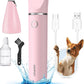 Casfuy Cordless Dog Paw Trimmer - Low Noise Small Dog Clippers with Double Blades USB Rechargeable Grooming Clipper for Dogs Cats and Small Pets for Trimming Hair Around Paws, Eyes, Ears, Face, Rump