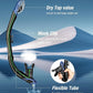 Aegend Dry Snorkel, Dive Mask Easy-Breath Free Diving Snorkel for Snorkeling Scuba Diving Freediving Swimming, with Top Dry Valve and Food-Grade Silicone Mouthpiece