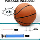 6 Pack 29.5" Official Size 7 Basketball Balls Inflatable with Pump for Men and Women for Outdoor, Indoor or Training, Mens Adult Basketball