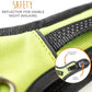 Mighty Paw Sport Harness 2.0 - Padded Canine Accessory - Adjustable Neck and Chest Straps - Enhanced Visibility with Reflective Stitching - Dog Padded Harness with Handle - Large - Green