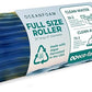 Oceanfoam Tidal Roller - Royal, Gold & Natural Marbled - Muscle Massage Foam Roller for Back Pain & Stretching - Firm & Ergonomic Wide Wave Textured - Yoga, Athletics, & Wellness - Full Size, 20" x 5"