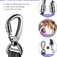 AUBELL Dog Seat Belt for Car,2 Pack Set 3-in-1 Adjustable Reflective Bungee Heavy Duty Dog Car Harness Tether with Clip Hook Latch & Buckle,Swivel Zinc Alloy Carabiner,Black+Black