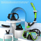 Greatever Dry Snorkel Set,Panoramic Wide View,Anti-Fog Scuba Diving Mask,Professional Snorkeling Gear