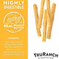 Collagen Rolls - 9" Collagen Rolls for Dogs - Long Lasting Healthy Joint Support Dog Treat - Rawhide Alternative - Skin & Coat Health - Made with Real Peanut Butter, 1 Bag, 3 Count