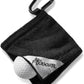 Frogger Amphibian Golf Ball Towel with Wet and Dry Technology Small Golf Ball Towels for Golf Bags with D Clip, Premium Golf Ball Accessories, Ultra Absorbent
