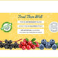 Bench & Field Holistic Natural Turkey & Triple Berry Dog Treats | Crunchy Bone-Shaped Bites | Antioxidant Blend, 10-Ounce Bottle