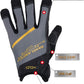 HANDLANDY Mens Work Gloves Touch screen, Utility Mechanic Gloves, Flexible Breathable Fit- Padded Knuckles & Palm