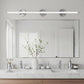 20x40 Inch Nickel Bathroom Mirror for Wall, Aluminum Frame Rectangle Rectangular Vanity Mirror, Modern Large for Bedroom, Living Room, Horizontal or Vertical