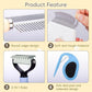 Upgraded All-in-One Pet Grooming Kit – Includes Detangling, Shedding, Dual-Sided & Massaging Tools, Ergonomic Non-Slip Handle, Safe for Cats & Dogs