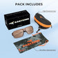 KastKing Chippewa Polarized Fishing Sunglasses, UV400 Protection Full Wrap Frame Sports Cycling Sunglasses, 1.0mm TAC Lenses