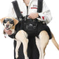 Dog Backpack Carrier - Spine-Friendly for Large Dogs(36-66lbs) Horizontal Design Dog Carrier with Adjustable Back Straps for Joint Injuries, Arthritis, Ideal for Stairs, Elderly Dogs(Size XXL)