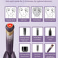 6-in-1 Age-Defying - Eye, Face & Neck Lift & Firm, 5-Color Light Therapy for Face with Microcurrent, Vibration, Heat & Cooling, Skin Care Tool for Youthful & Tightening Skin (Purple)