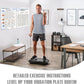 Whole Body Vibration Plate Exercise Poster, Fitness Workout Guide with 30 day Training Chart