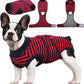 Kuoser Recovery Suit for Dogs Cats After Surgery, Professional Pet Recovery Shirt Dog Abdominal Wounds Bandages, Substitute E-Collar & Cone,Prevent Licking Dog Onesies Pet Surgery Recovery Suit