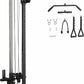 Fitness Wall Mount Cable Crossover Machine – Multi-Functional Dual Pulley System, Home Gym Equipment with Commercial-Grade Steel Frame and 400 lb Load Capacity for Home Gym.