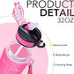 Hyeta 32 oz Water Bottles with Times to Drink and Straw, Motivational Water Bottle with Time Marker, Leakproof, Drinking Sports Water Bottle for Fitness, Gym and Outdoor
