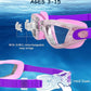 Kids Swim Goggles, Swimming Goggles for Kids Toddlers 3-14 with Swim Cap, Nose Clip, Nose Bridge, Ear Plugs