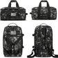 ETRONIK Gym Bags for Men, Tactical Duffle Bag Backpack with Shoe Compartment, 3 in 1 Carry on Bag Travel Backpack with Wet Pocket, Weekender Overnight Range Bag for Workout Football Gym, Camouflage