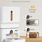 Automatic Cat Feeder with Camera, 7L Timed Dog Feeders, Adjustable Camera, 1080P HD Night Vision, Automatic Dog Feeder, 5G WiFi Cat Food Dispenser with 2-Way Audio, Low Food & Motion Alerts