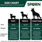 Sporn No Pull Dog Harness for Medium-Sized Dog - Red Mesh, Durable Nylon, Breathable, Adjustable, Lightly Padded, Soft & Easy, Heavy Duty Body Halter Harness for Medium Size Breeds