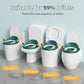 Potty Training Toilet Seat with Kids Step Stool Anti-Slip Toddler Potty Seat with Soft Cushion, Baby Potty Training Set Toddlers Toilet Seat for Boys and Girls (Green)