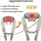 Cordless Neck and Shoulder Massager, Graphene Heating, Upgraded Shiatsu Back Massager Pillow for Neck, Shoulder