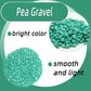 Green Pebbles for Crafts, 0.9 Pound Natural Polished Aquarium Gravel, Decorative Pebbles for Indoor Plants, Turtle Tank, Vase, Succulents Cactus, Garden Landscaping