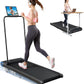 Walking Pad Treadmill, Adjustable 10% Incline 450LBS Capacity, 3.5HP 4 in 1 Portable Treadmills for Home Office, Under Desk Treadmill with Handle Bar, LED Display Remote Control