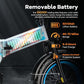 Folding Electric Bike for Adults, 20'' 1500W Peak Fat Tire Ebike, Up to 70 Miles 30+MPH Electric Mountain Bike with 52V 20AH Removable Battery, Dual Suspension, 7-Speed,UL Certified