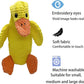 No Stuffing Dog Toys 3 Pack, Squeaky Dog Toys for Large Dogs, Plush Toys for Aggressive Chewers Small Medium Large Breeds, Puppy Chew Toys for Teething (Pineapple Plaid)