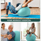 Trideer Yoga Ball – Anti-Burst Exercise Ball for Pregnancy, Office, Birthing, Stretching & Core Workout – Home Gym & Therapy