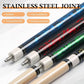 Kmise Pool Cue Stick Set, Canadian Maple 58 Inch 18 19 20 21oz 13mm Tips, New Upgraded Irish Linen Wire Grip Billiard Table Cues Sticks, 4 Colors Optional, W/Chalk, Gloves for Bar Professional Adults