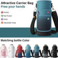 40 oz Insulated Water Bottle | Thickened Stainless Steel Vacuum Metal | Portable Sports Water Jug for Gym and Hiking with Straw, Carrier Bag, Handle Strap | BPA-Free 40 oz